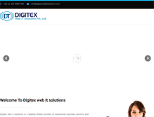 Tablet Screenshot of digitexwebitsolutions.com